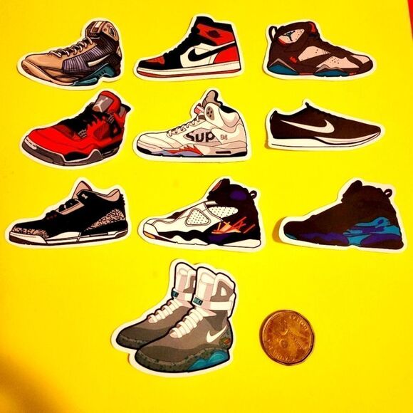 3/$20 brand new 10pcs waterproof funny stickers - Picture 1 of 1